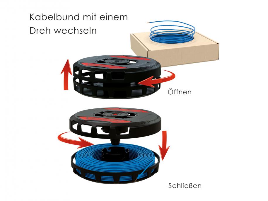CB 260 Kabel Box - Einzel-Ader-Abroller - 1 Box
