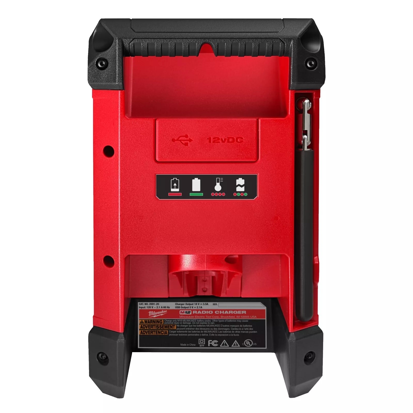 MILWAUKEE M12RCDAB+-0 Netz-/Akku Radio